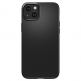 Spigen Thin Fit Case - качествен тънък матиран кейс за iPhone 15 (черен) 1