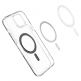 Spigen Ultra Hybrid MagSafe Case - хибриден кейс с висока степен на защита с MagSafe за iPhone 15 (прозрачен-карбонов)  6