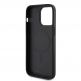 Guess PU 4G Stripe MagSafe Leather Hard Case - дизайнерски кожен кейс с MagSafe за iPhone 15 Pro Max (черен) 1