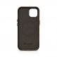 iCarer Leather Oil Wax MagSafe Case - кожен (естествена кожа) кейс с MagSafe за iPhone 15 (кафяв) 3