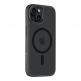 Tactical MagForce Hyperstealth Cover - хибриден удароустойчив кейс с MagSafe за iPhone 15 (черен)  1
