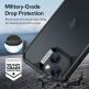 ESR Air Armor Case - хибриден удароустойчив кейс за iPhone 15 (черен-мат) 2