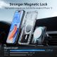 ESR Air Armor HaloLock MagSafe Case - хибриден удароустойчив кейс с MagSafe за iPhone 15 Plus (прозрачен) 2