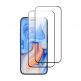 ESR 3D Full Cover Tempered Glass 2 Pack - 2 броя калени стъклени защитни покрития за дисплея на iPhone 15 Plus (черен-прозрачен) 4