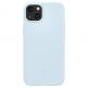 Spigen Thin Fit Case - качествен тънък матиран кейс за iPhone 15 (светлосин) 1