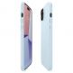 Spigen Thin Fit Case - качествен тънък матиран кейс за iPhone 15 (светлосин) 7