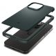 Spigen Thin Fit Case - качествен тънък матиран кейс за iPhone 15 Pro (зелен) 9