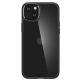 Spigen Ultra Hybrid Case - хибриден кейс с висока степен на защита за iPhone 15 (черен-прозрачен) 1