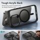 ESR Classic Hybrid HaloLock MagSafe Case - хибриден кейс с висока степен на защита с MagSafe за iPhone 15 Pro Max (черен-мат)  11