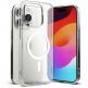Ringke Fusion Magnetic Case - хибриден кейс с висока степен на защита с MagSafe за iPhone 15 Pro Max (прозрачен-мат)  1
