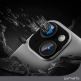 4smarts StyleGlass Camera Lens Protector - 2 броя предпазни плочки за камерата на iPhone 15, iPhone 15 Plus (тъмносив и прозрачен) 5