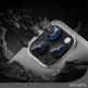 4smarts StyleGlass Camera Lens Protector - 2 броя предпазни плочки за камерата на iPhone 15 Pro, iPhone 15 Pro Max (тъмносив и прозрачен) 5