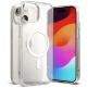 Ringke Fusion Magnetic Case - хибриден кейс с висока степен на защита с MagSafe за iPhone 15 Plus (прозрачен-мат)  1