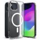 Ringke Fusion Magnetic Case - хибриден кейс с висока степен на защита с MagSafe за iPhone 15 Plus (прозрачен-мат)  3