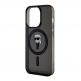 Karl Lagerfeld IML Ikonik MagSafe Case - дизайнерски силиконов кейс с MagSafe за iPhone 15 Pro Max (черен) 4