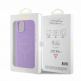 Guess PU Saffiano MagSafeLeather Hard Case - дизайнерски кожен кейс с MagSafe за iPhone 15 (лилав) 6