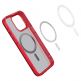 Spigen Ultra Hybrid MagSafe Case - хибриден кейс с висока степен на защита с MagSafe за iPhone 15 Pro Max (червен-мат)  5
