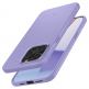 Spigen Thin Fit Case - качествен тънък матиран кейс за iPhone 15 Pro Max (лилав) 6
