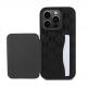 Karl Lagerfeld PU Saffiano Monogram Choupette Card Slot Stand Case - дизайнерски кожен кейс с отделение за карти за iPhone 15 Pro Max (черен) 7