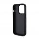 Karl Lagerfeld PU Saffiano Monogram Ikonik Card Slot Stand Case - дизайнерски кожен кейс с отделение за карти за iPhone 15 Pro Max (черен) 6
