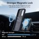 ESR Cloud Kickstand Halolock MagSafe Case - силиконов (TPU) калъф с MagSafe за iPhone 15 Pro Max (черен) 6