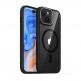 ESR Classic Kickstand HaloLock MagSafe Case - хибриден кейс с висока степен на защита с MagSafe за iPhone 15 (черен-прозрачен)  1