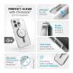 Speck Presidio ClickLock Perfect Clear Case - удароустойчив хибриден кейс с Magsafe за iPhone 15 Pro (прозрачен) 9
