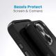 Speck Presidio 2 Grip Case - удароустойчив хибриден кейс за iPhone 15 Pro (черен) 7