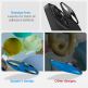 Spigen Optik Lens Protector - комплект 2 броя предпазни стъклени протектора за камерата на iPhone 15, iPhone 15 Plus, iPhone 14, iPhone 14 Plus (черен) 7