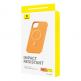 Baseus Fauxther Leather Magnetic Case - кожен кейс с MagSafe за iPhone 15 (оранжев) 2