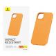 Baseus Fauxther Leather Case - кожен кейс за iPhone 15 (оранжев) 2