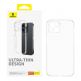 Baseus Lucent Case - поликарбонатов кейс за iPhone 15 (прозрачен) 2