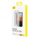 Baseus Sapphire Privacy Tempered Glass Film (0.30mm) - калено стъклено защитно покритие с определен ъгъл на виждане за дисплея на iPhone 15 (черен-прозрачен) 3