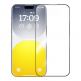 Baseus Sapphire Tempered Glass Film (0.30mm) - калено стъклено защитно покритие за дисплея на iPhone 15 Plus (черен-прозрачен) 1