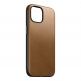 Nomad Modern Leather MagSafe Case - кожен (естествена кожа) кейс с MagSafe за iPhone 15 (кафяв) 6