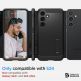 Spigen Tough Armor Case - хибриден кейс с най-висока степен на защита за Samsung Galaxy S24 (черен) 11