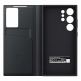 Samsung S-View Wallet Cover EF-ZS928CBEGWW - оригинален калъф, през който виждате информация от дисплея за Samsung Galaxy S24 Ultra (черен) 3