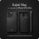 Spigen Cyrill Kajuk MagSafe Leather Case - дизайнерски кожен кейс с MagSafe за iPhone 15 Pro Max (черен) 10