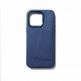 Mujjo Full Leather MagSafe Wallet Case - премиум кожен (естествена кожа) кейс с MagSafe за iPhone 15 Pro Max (син) 5