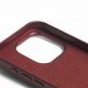 Mujjo Full Leather MagSafe Case - премиум кожен (естествена кожа) кейс с MagSafe за iPhone 15 Pro (червен) 8