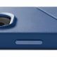 Mujjo Full Leather MagSafe Wallet Case - премиум кожен (естествена кожа) кейс с MagSafe за iPhone 15, iPhone 14, iPhone 13 (син) 2