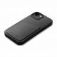 Mujjo Full Leather MagSafe Wallet Case - премиум кожен (естествена кожа) кейс с MagSafe за iPhone 15, iPhone 14, iPhone 13 (черен) 1