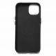 Mujjo Full Leather MagSafe Wallet Case - премиум кожен (естествена кожа) кейс с MagSafe за iPhone 15, iPhone 14, iPhone 13 (черен) 5