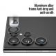 Blueo Camera Lens Protector - предпазни стъклени лещи за камерата на Samsung Galaxy S24 Ultra (черен)  2