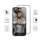 Blueo 3D Curved Tempered Glass HD - стъклено защитно покритие за дисплея на дисплея на iPhone 15 Pro (черен-прозрачен)  4