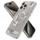 Spigen Ultra Hybrid MagSafe Zero One Case - хибриден кейс с висока степен на защита с MagSafe за iPhone 15 Pro Max (прозрачен-титан)  2