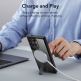 ESR Flickstand Boost HaloLock MagSafe Case - хибриден кейс с висока степен на защита с MagSafe за Samsung Galaxy S24 Ultra (черен-прозрачен)  3