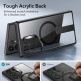ESR Flickstand Boost HaloLock MagSafe Case - хибриден кейс с висока степен на защита с MagSafe за Samsung Galaxy S24 Ultra (черен-прозрачен)  8