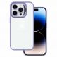 Tel Protect Kickstand Case and Camera Glass Lens - хибриден кейс с поставка и стъклени лещи за камерата за iPhone 15 Pro Max (лилав) 1