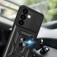 Armor Camshield Hybrid Case With Stand - хибриден удароустойчив кейс с пръстен против изпускане за Samsung Galaxy S24 Plus (черен) 7